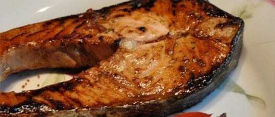 Saumon mangue et poivron