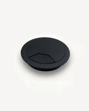 Cache-câble rond noir mat PILOTIS, pièce de rechange