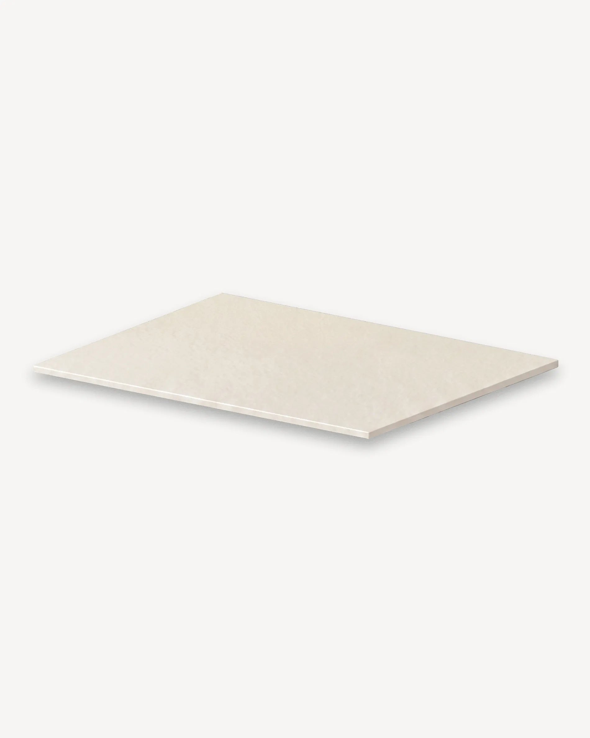 Crèmekleurig beige plateau voor Classic PILOTIS module, packshot geïsoleerd op witte achtergrond