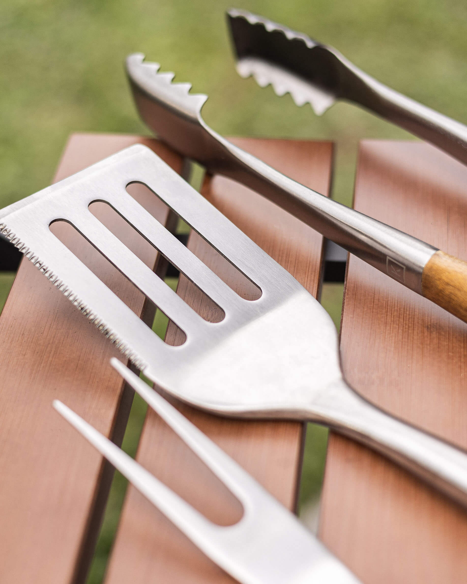 RVS en bamboe kookgerei