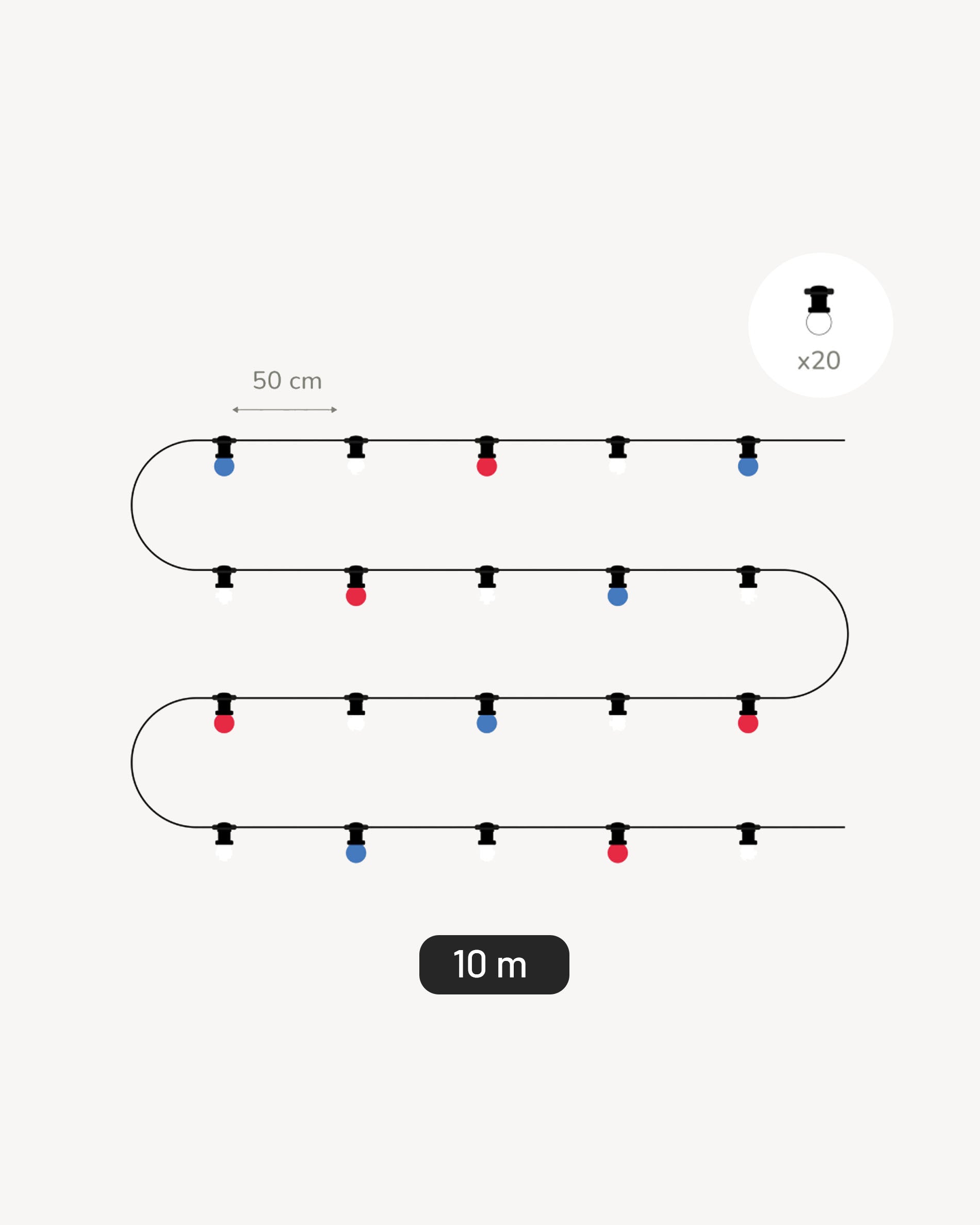 Guirlande guinguette France