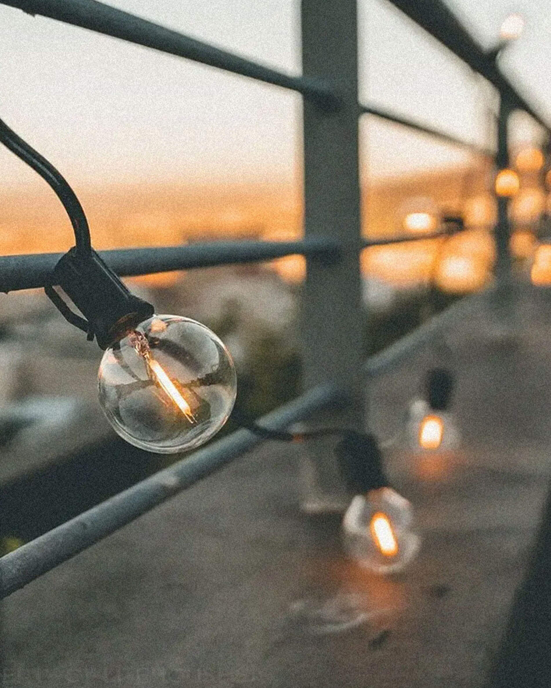 Guirlande solaire à filament