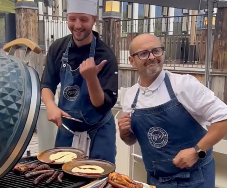 Kamado Kokko XL bij restaurant de la Folie Douce