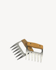 paire de griffes inox et bois