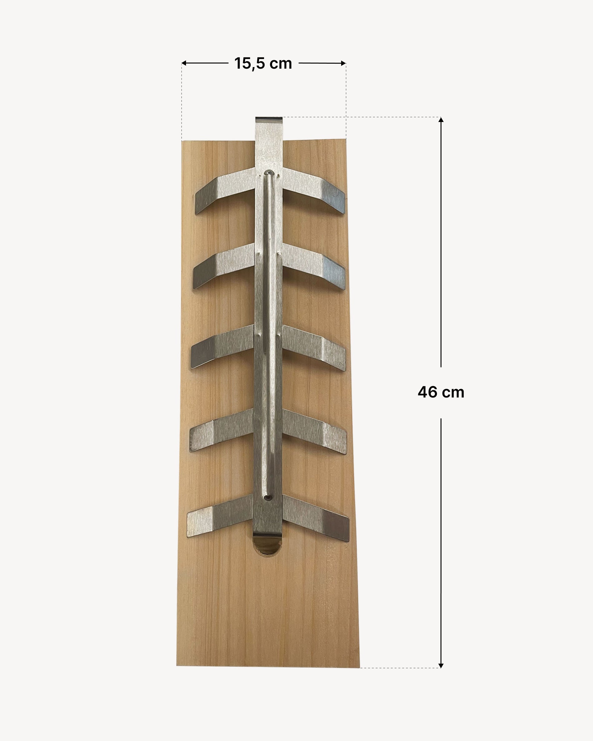 Afmetingen plank voor zalm roken