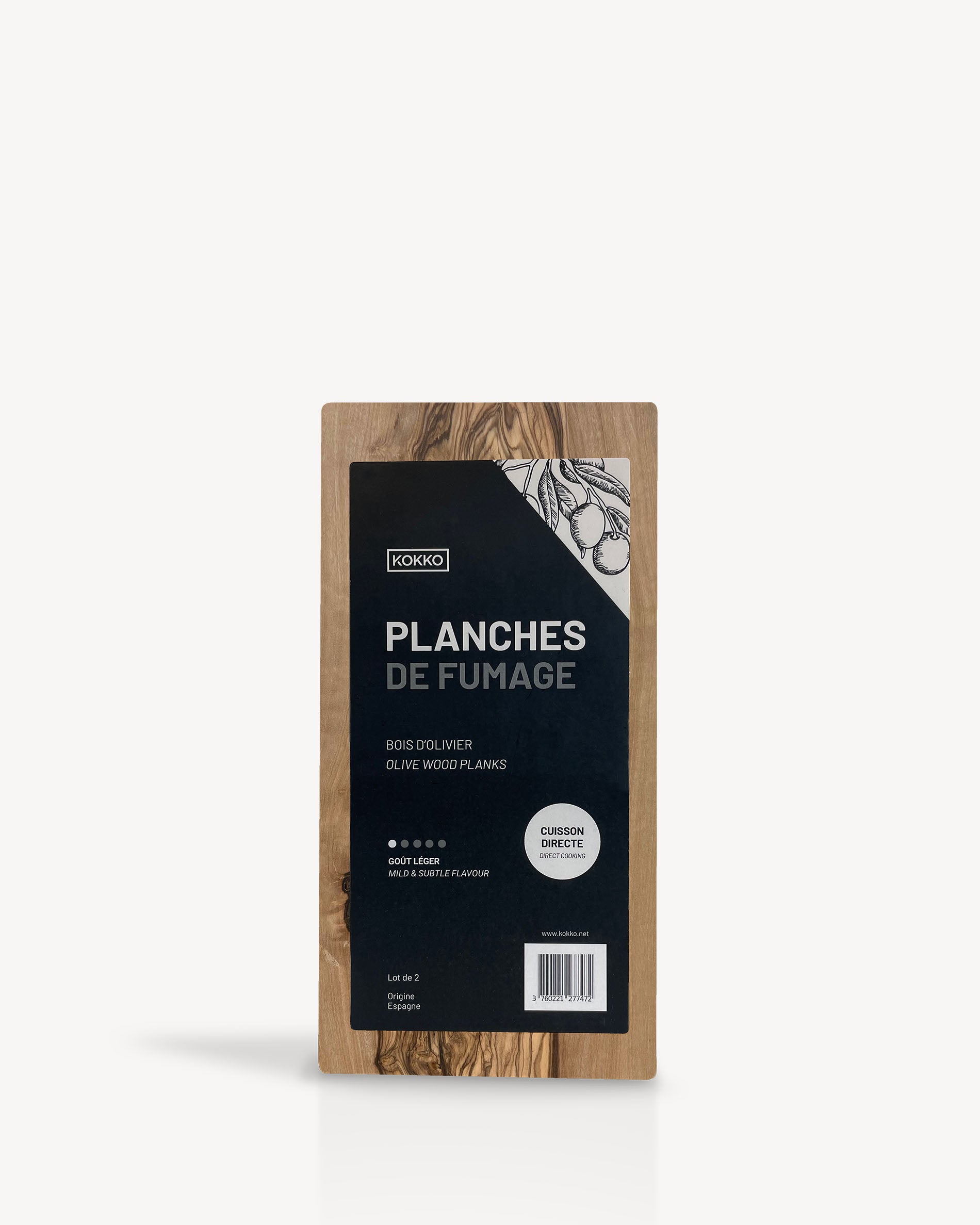 Rechthoekige houten plank