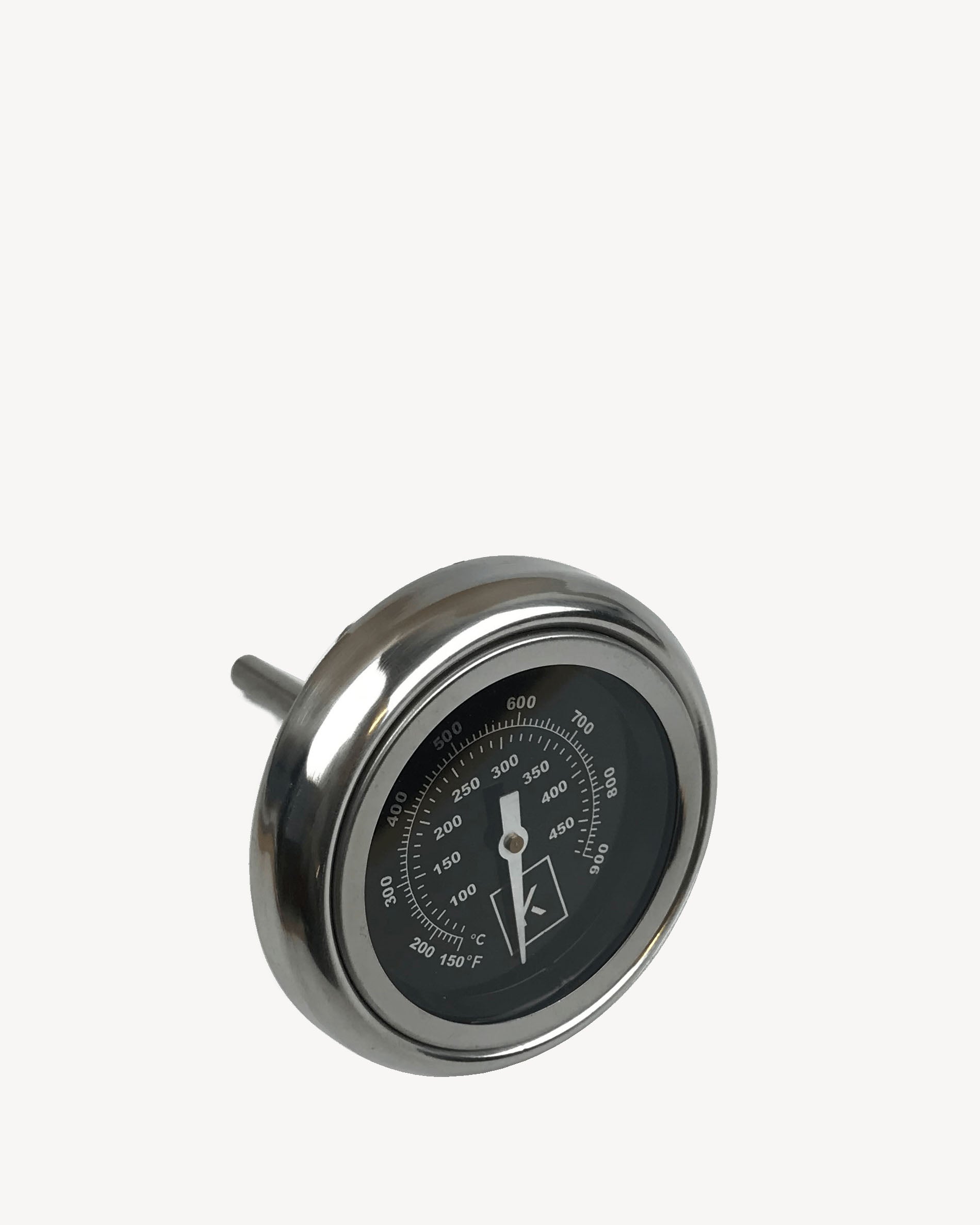 Geïntegreerde roestvrijstalen thermometer voor nauwkeurige temperatuurcontrole van de kamado.