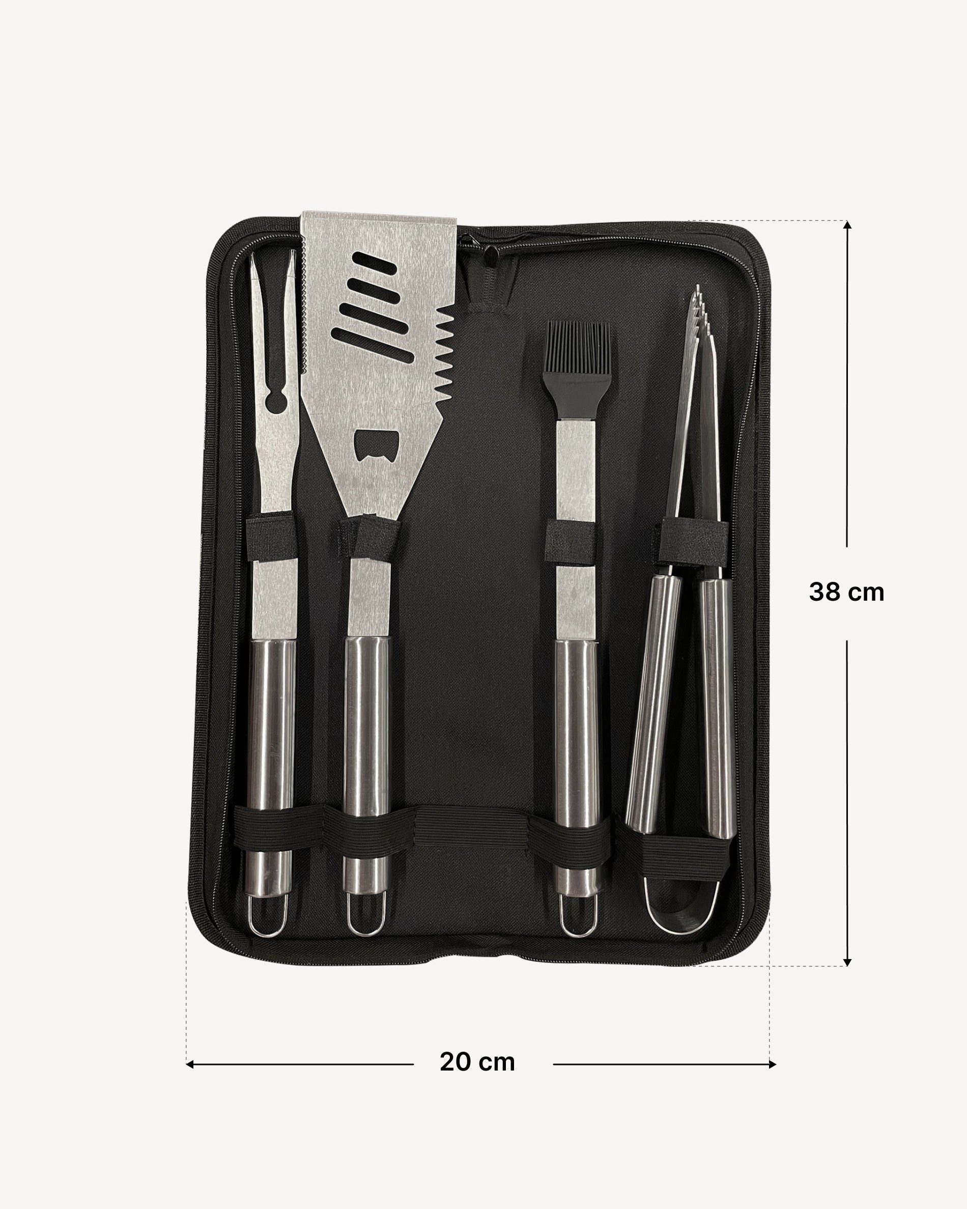 Trousse pour ustensiles en inox
